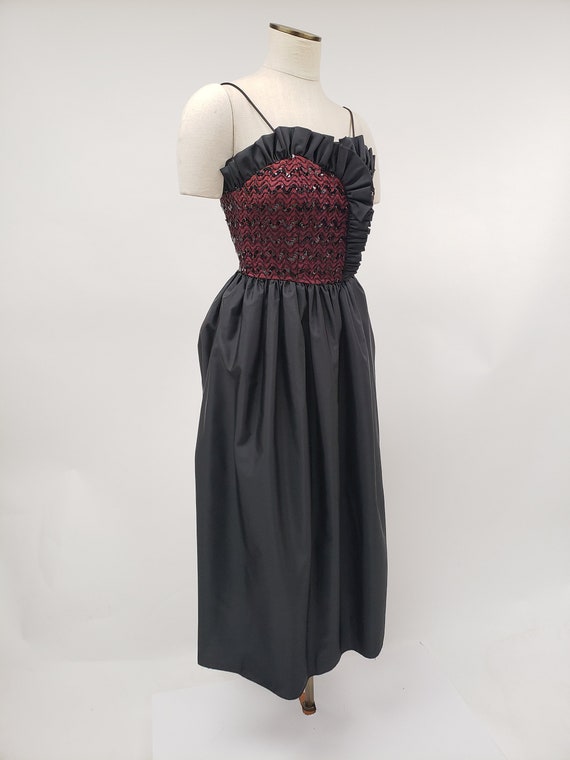 70s vintage dress ~ XS 23" waist - Vintage party … - image 3