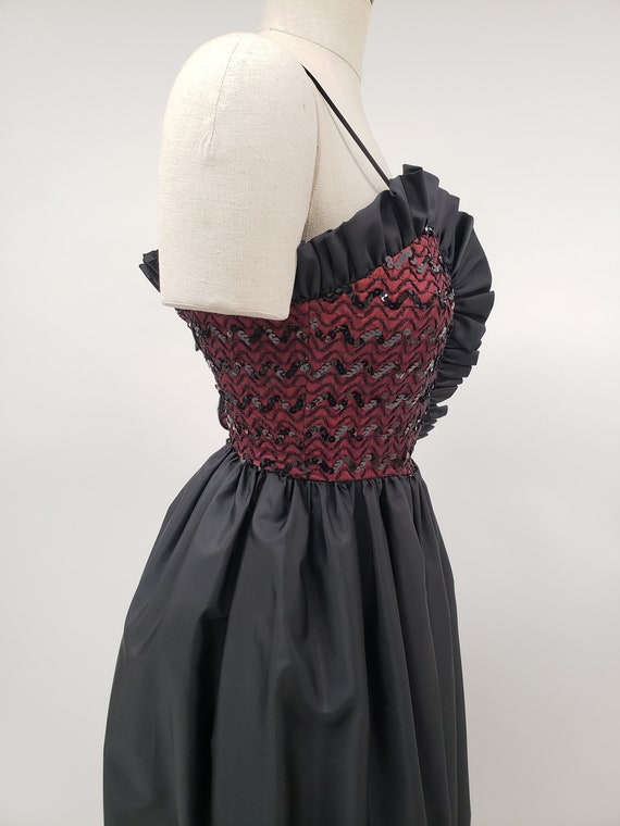 70s vintage dress ~ XS 23" waist - Vintage party … - image 4