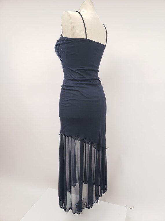 90s/00s vintage dress M - slip dress - sheer dres… - image 7
