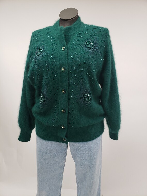 Cozy Vintage angora sweater by Belldini Size M L … - image 4