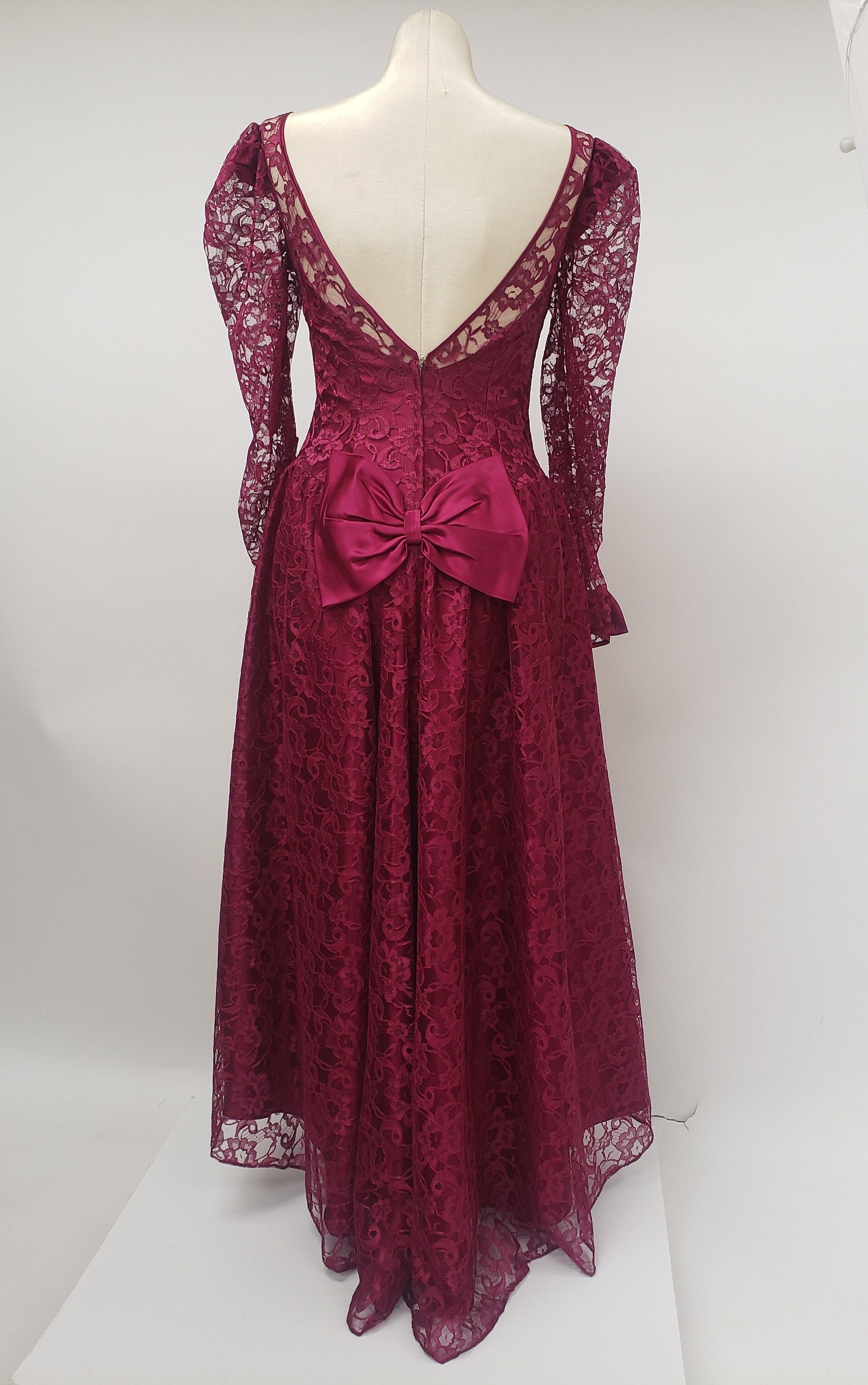 Berry Bridesmaid Dress - Etsy