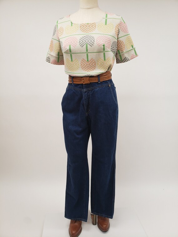 70s vintage shirt - Size Medium - vintage top - 7… - image 8