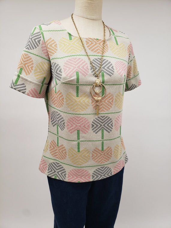 70s vintage shirt - Size Medium - vintage top - 7… - image 2