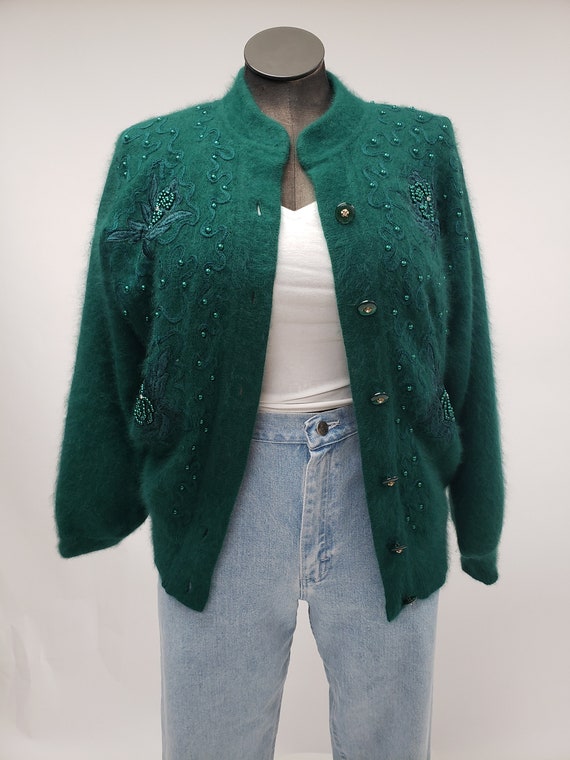 Cozy Vintage angora sweater by Belldini Size M L … - image 5