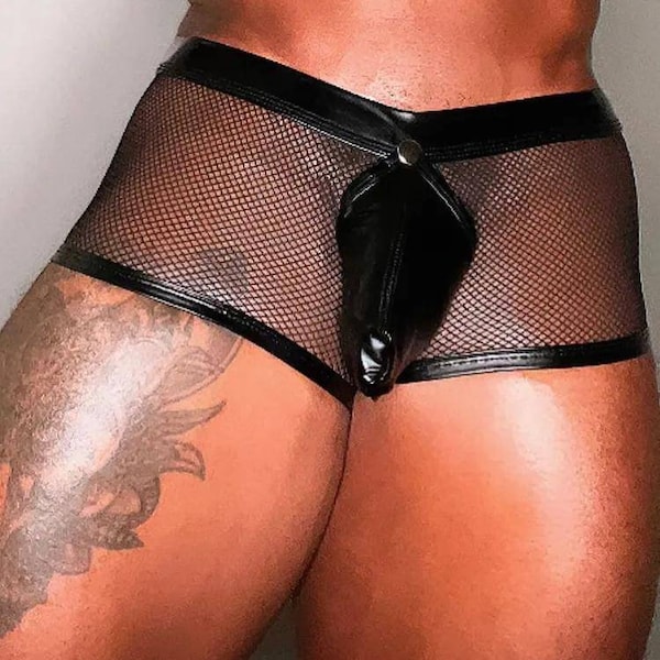 Tómalo/Sexy men underwear/fishnet/peekaboo