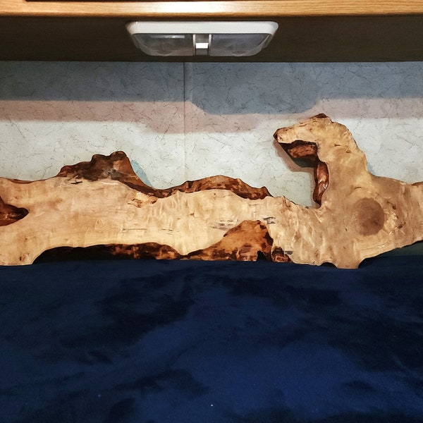 Headboard, Unique, Twin, Full Size or Double, Wall Mount, Live Edge