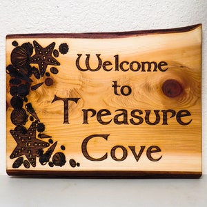 Personalized Beach House Welcome Sign Front Porch Decor