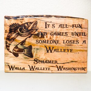 Custom Fisherman Gift or Fly Fishing Art for Lake House Decor With Your Words