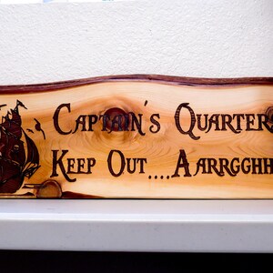 Pirate Bedroom Door Sign