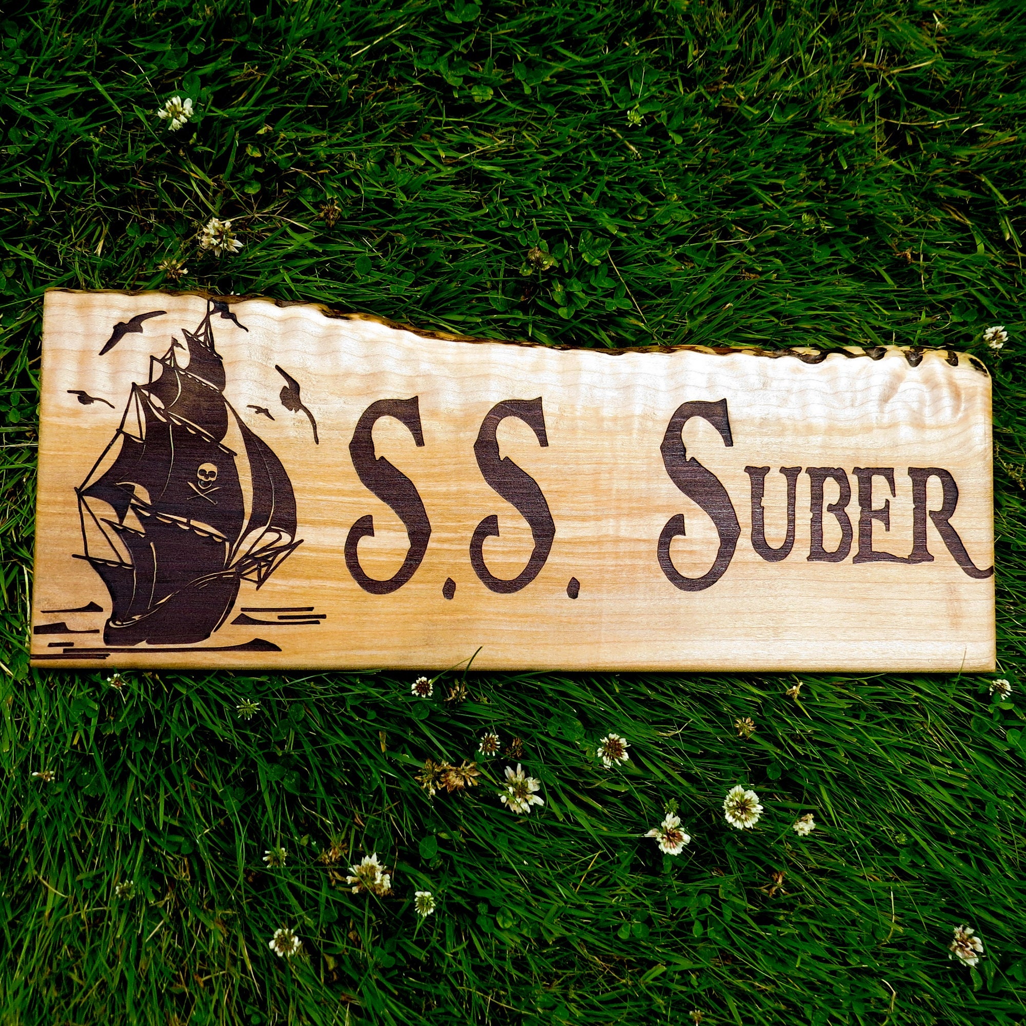 Pirate Sign Custom Wood Signs | Etsy