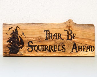 Laser Engraved Wood Sign, Pirate decor, Sailing Gift