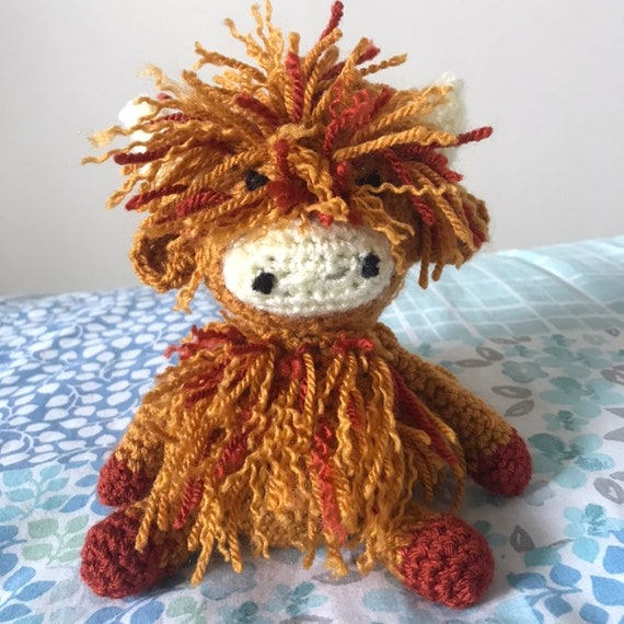 highland cow stuffed animal