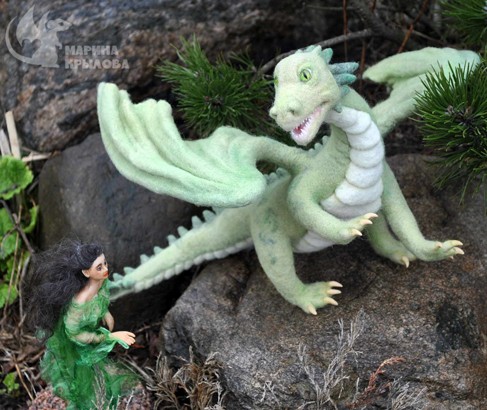 CUSTOM Needle Felted Dragon / Needle Felted Art Sculpture Etsy