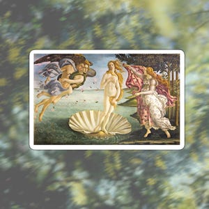 The birth of Venus sticker, Botticelli