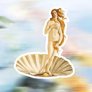The birth of Venus sticker
