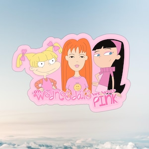 Mean girls sticker, Cute 90s Laptop Decals