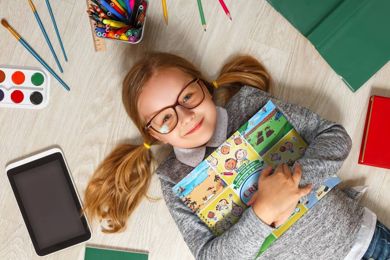 Kids Create Sticker Scene Create A Scene Sticker Book for Kids, Montessori Learning - Etsy