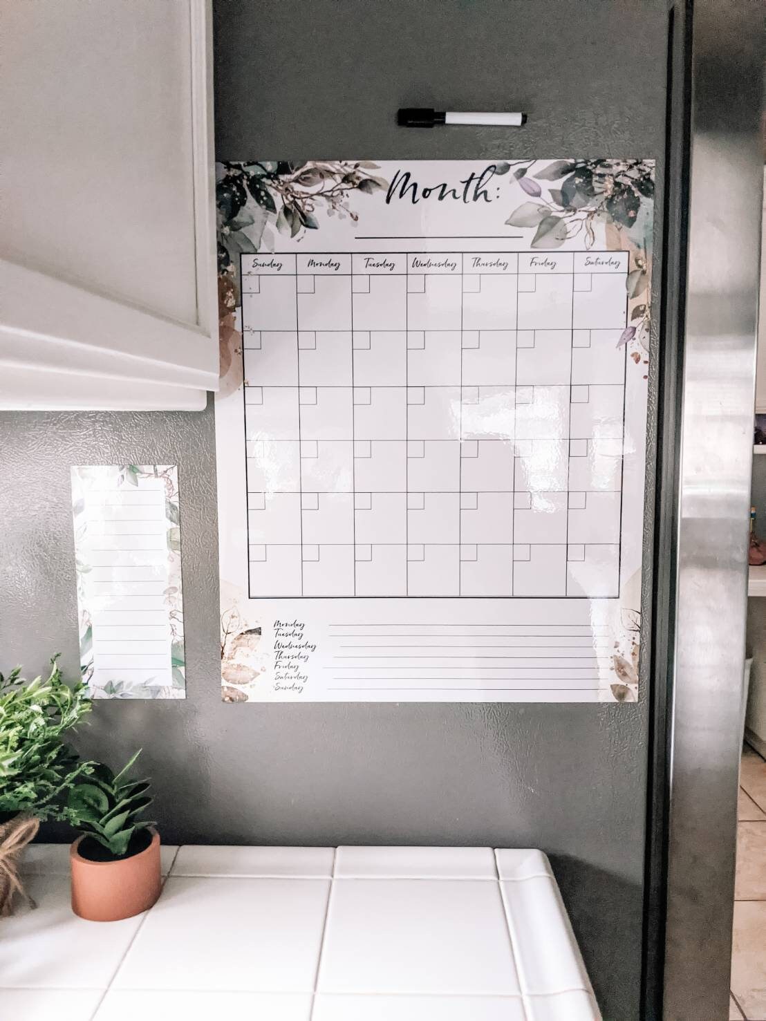 Dry Erase Notepad Whiteboard for Fridge Notepad for Etsy