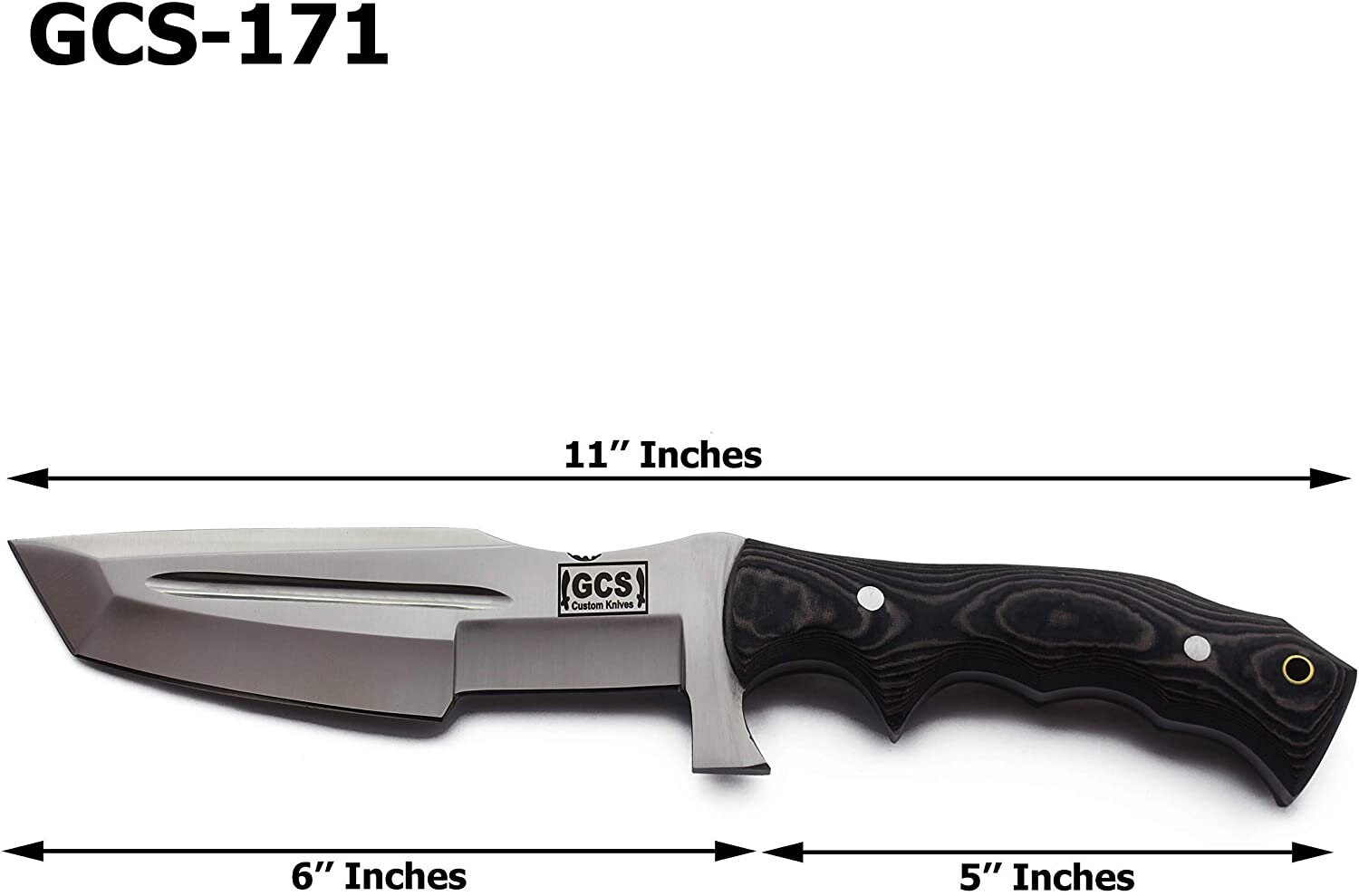 GCS Handmade Tracker Knife D2 Steel Hunting Knife G10 Handle Etsy