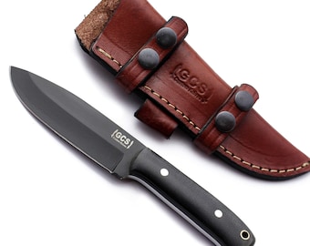 Custom D2 Steel Hunting Knife: Handmade Tactical Fixed Blade