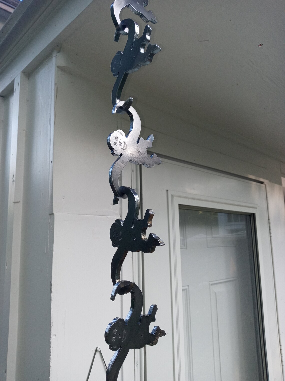 Rain Chain Barrel Full of Monkeys Etsy