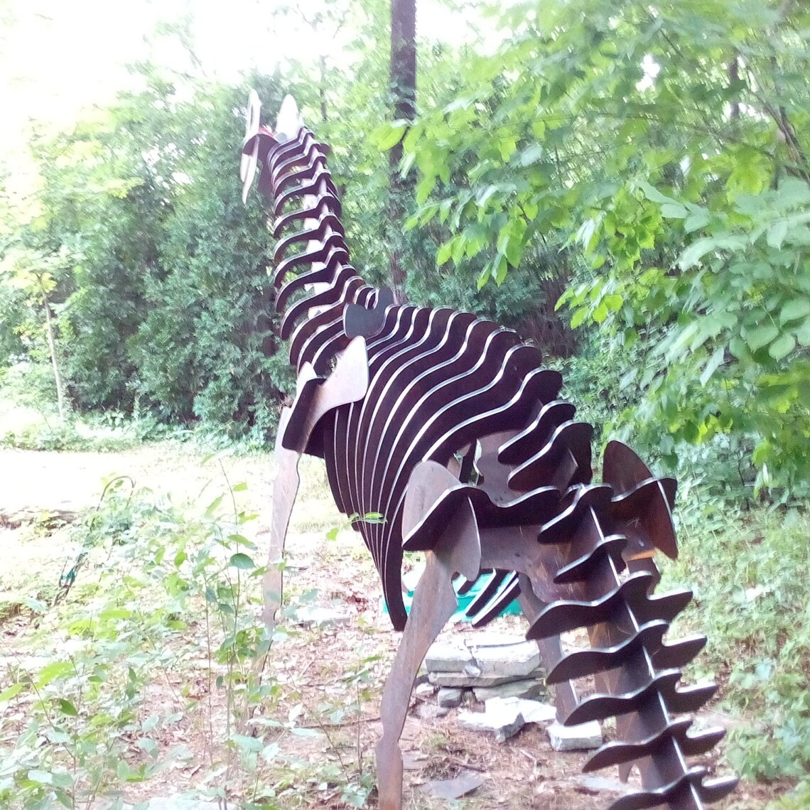 Brachiosaurus Metal Dinosaur Yard Art Etsy