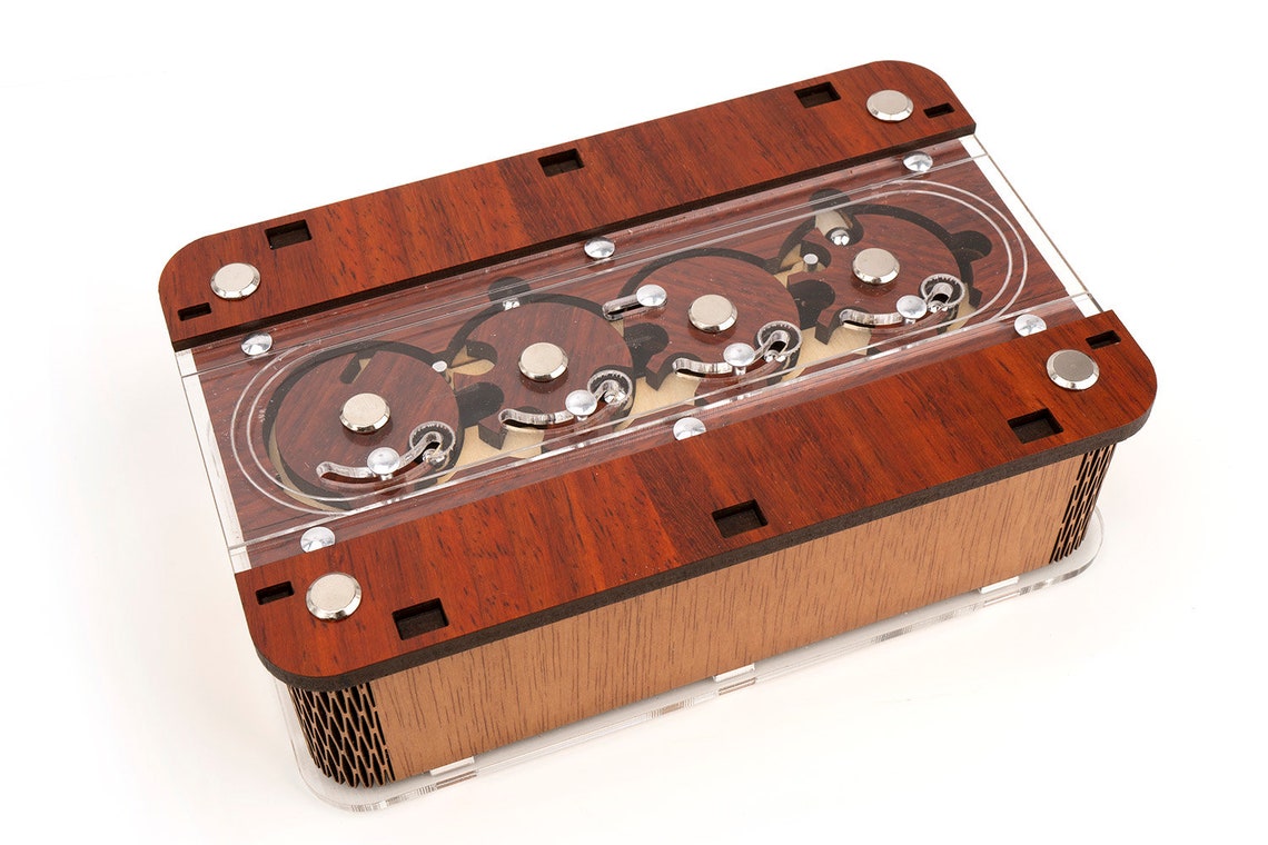 Viking Puzzle Box Maze Sequential Puzzle brain teaser Etsy