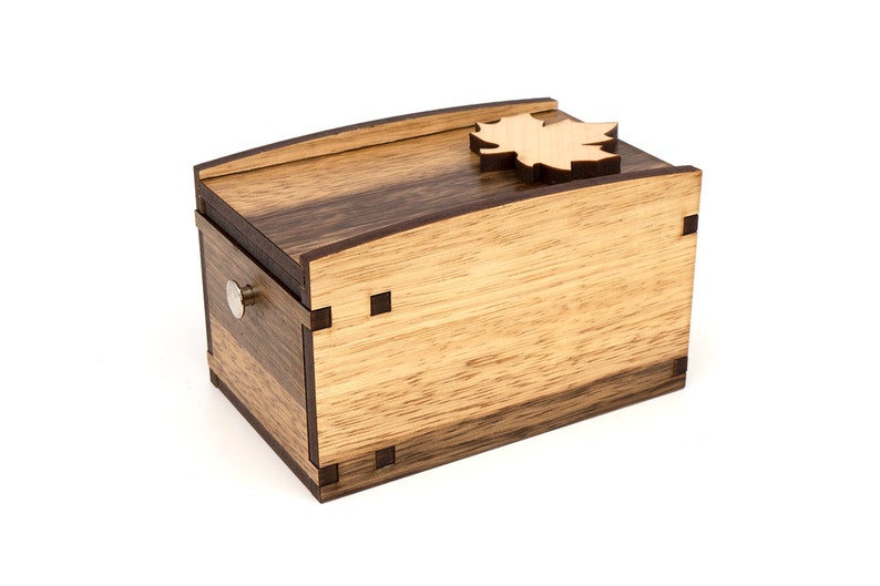puzzle box with hidden compartment