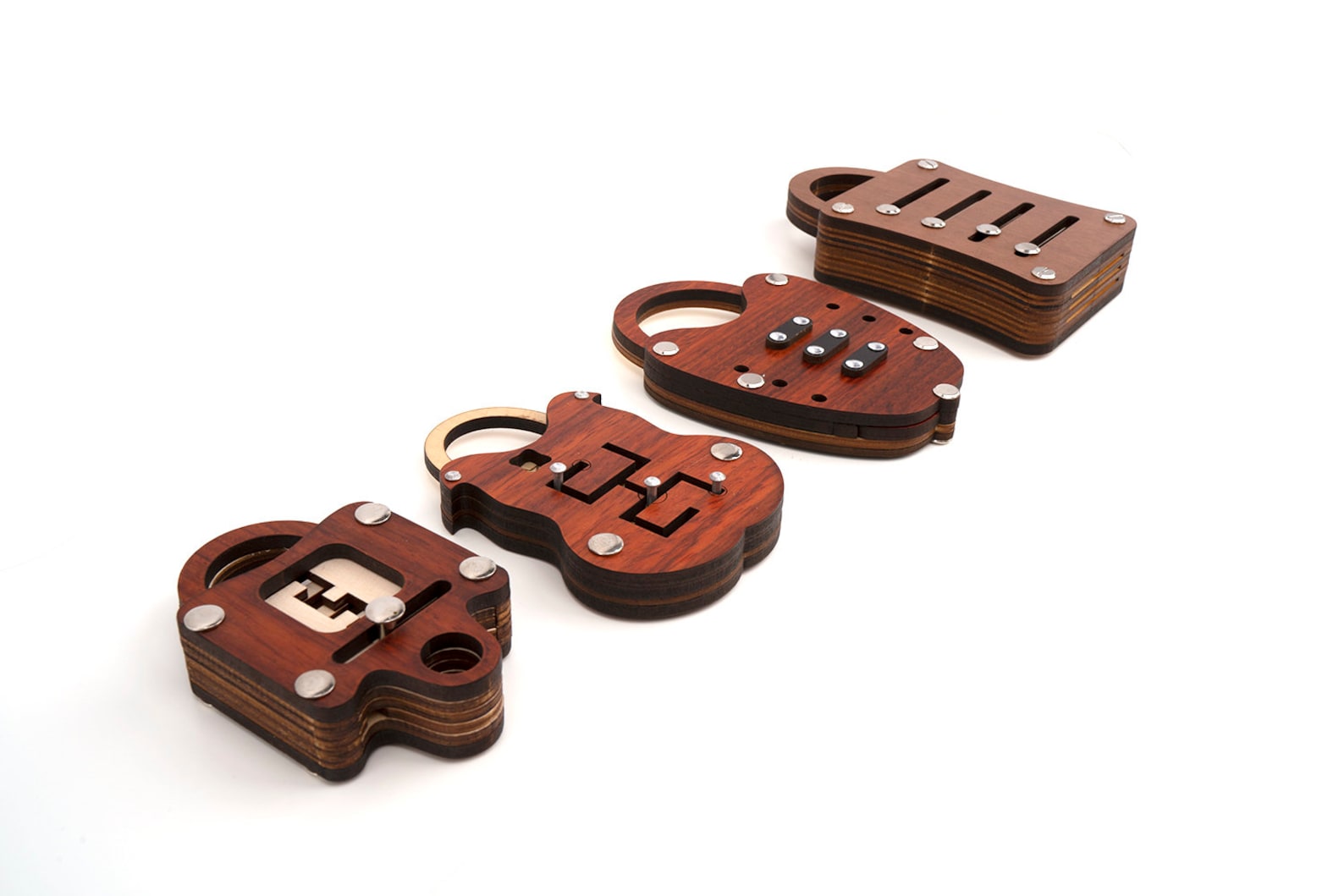 Puzzle Gift Box Set 4 Escape Room Puzzle Locks Set Level 10 Etsy UK