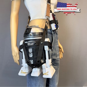 Galaxy’s Edge R-Series droid harness, C-Series droid Harness, Star Wars Droid Depot carriers