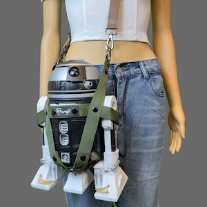 Galaxy’s Edge R-Series and C-series Droid carrier, Star Wars Droid harness, batuu accessories, r2d2 droid unit bag, star wars fan gifts