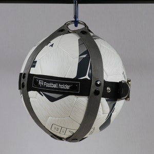 Voetbalhouder, baldraagtas, balharnas, voetbalhouder, sportaccessoires, handgemaakte voetbalrugzak, geschenken afbeelding 8