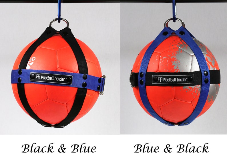 Soccer ball holder, ball carrying bag, ball harness, Football holder, sports accessories, Handmade Soccer ball Backpack, Gifts image 2