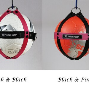 Soccer ball holder, ball carrying bag, ball harness, Football holder, sports accessories, Handmade Soccer ball Backpack, Gifts image 4