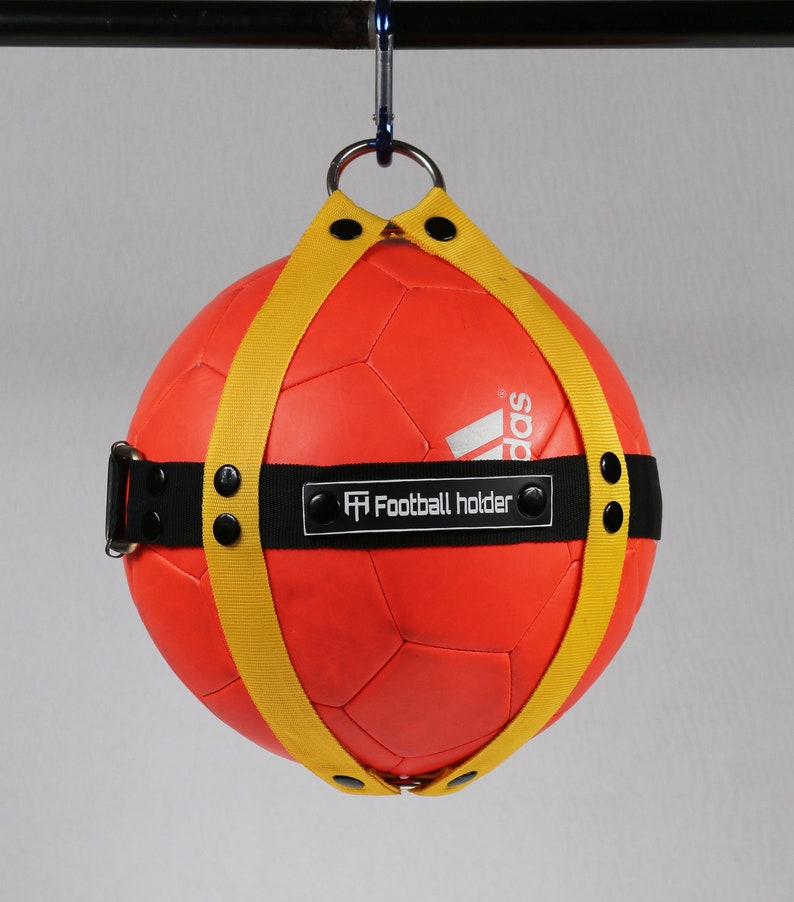 Support de ballon de football, sac de transport de ballon, harnais de ballon, support de ballon de football, accessoires de sport, sac à dos de ballon de football fait main, cadeaux image 7