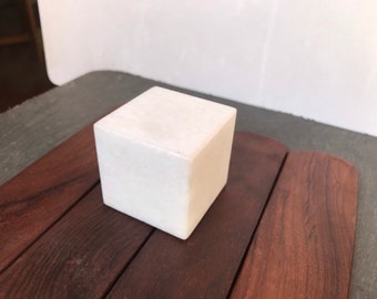 Marble Cube Paperweight, handmade marble art for Office table decor, study table Decor, home and living decor, Perfect Holidays Gift ideas