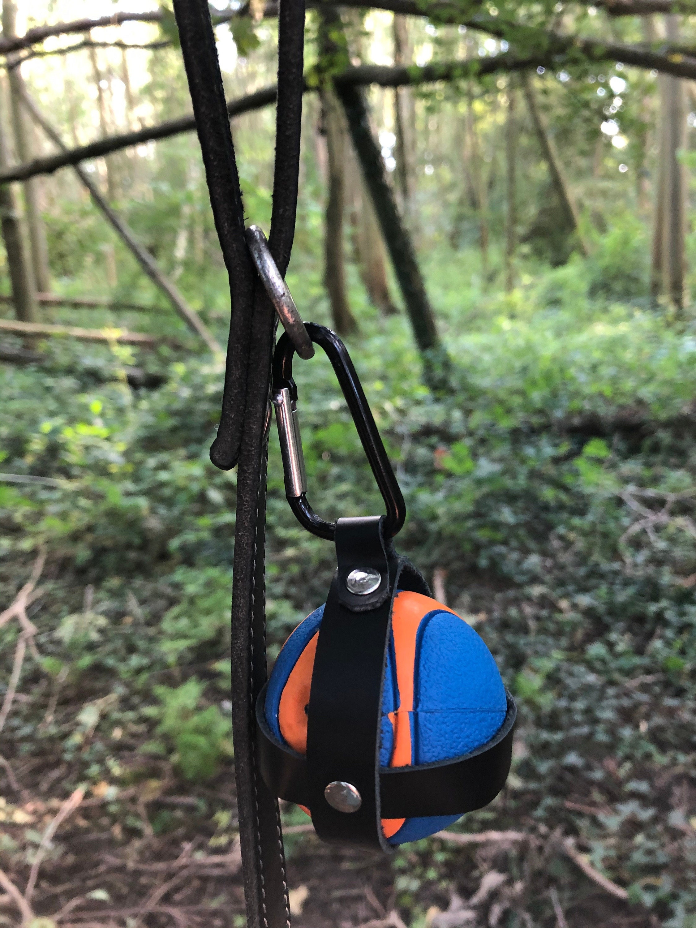 Dog Ball Holder Genuine Leather Dog Accessories Dog Toy Pet Etsy