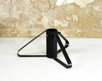 Metal Christmas Tree Stand - Tree Base for Christmas Tree - Steel Tree Holder - Christmas Decor - Powder-Coated Black - Sold Per One