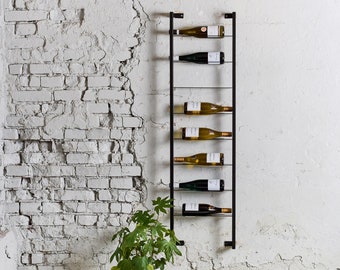 Metal Wine Rack - Black