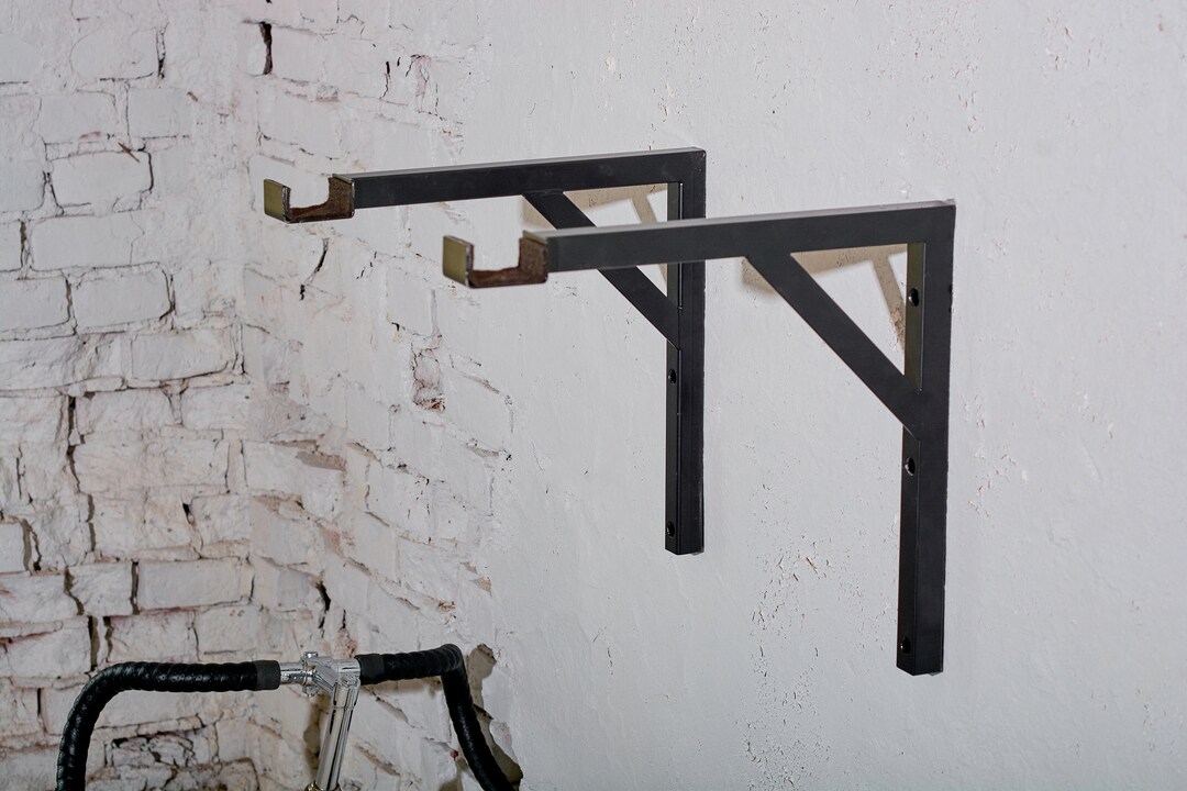 Metal Bicycle Rack With Feltlined Grooves Perfect for Etsy