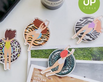 SET of 4 Body Positive Magnet Pins