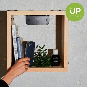 Pinewood Multipurpose Modular Cube - Versatile Shelf - Storage Shelf - Display Unit - Shelf for Books and Decor - Wall Mounted Wood Shelf