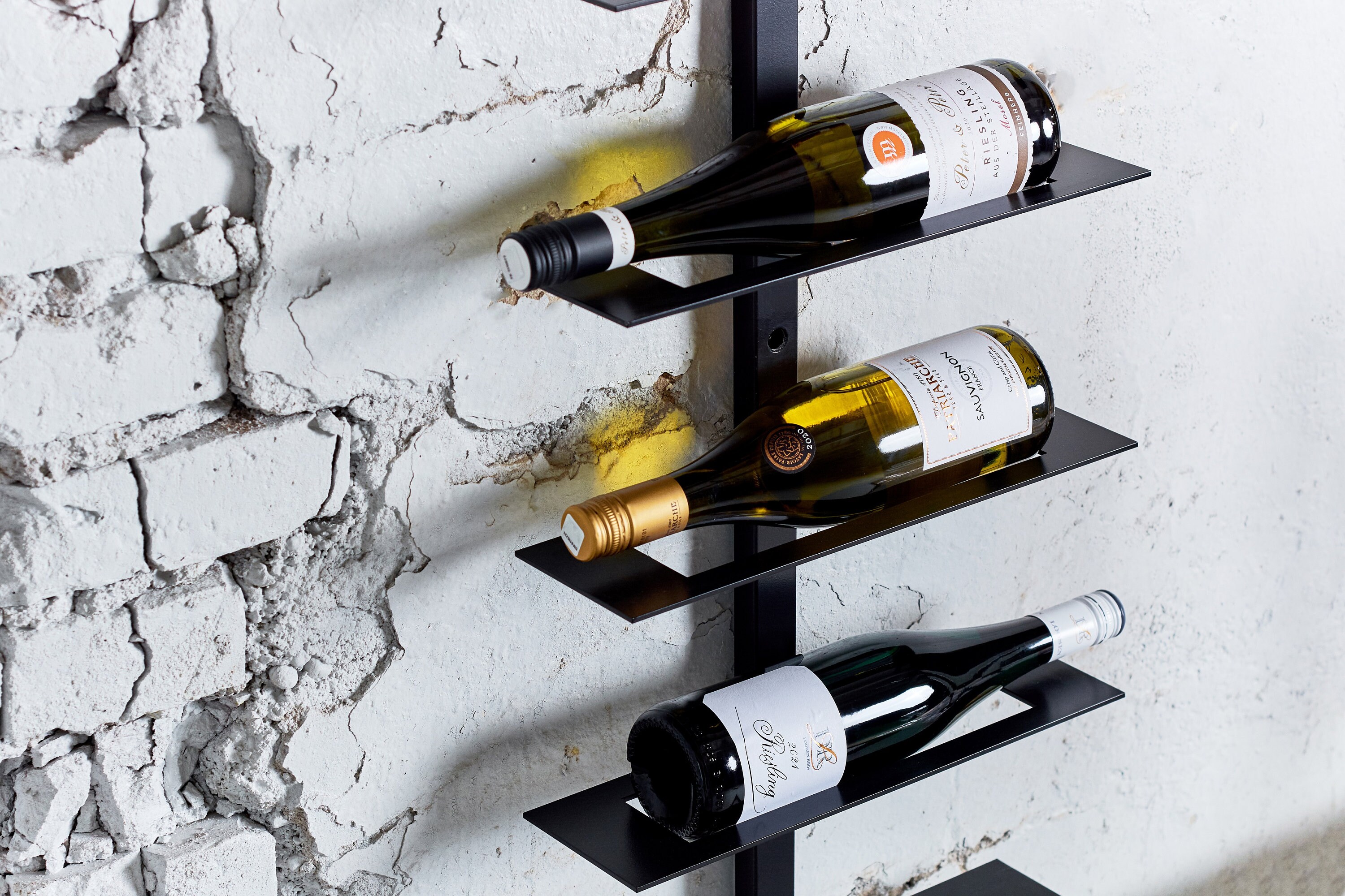 Metal Wine Rack Wine Storage Rack Wine Bottle Holder Wall Wine Rack Wall Wine Rack Wall Mount Rack Holds up to 6 or 10 Bottles Etsy Canada