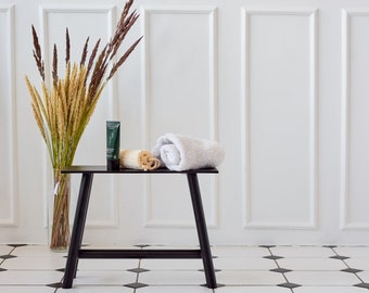 Metal Stepping Stool - Black