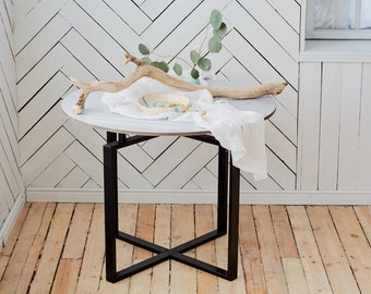 Metal Table Legs for a Dining Table - Black