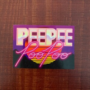 80&#39;s Vinyl Sticker