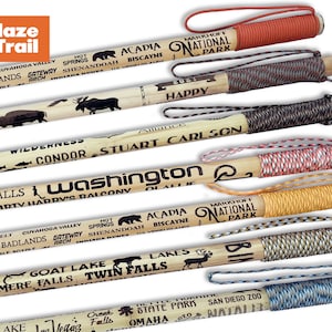 Personalized Walking Sticks - Hiking Sticks | Laser Engraved Custom Keepsakes