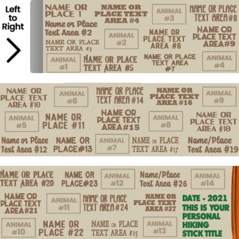 Personalized Walking Sticks Hiking Sticks Laser Engraved Etsy