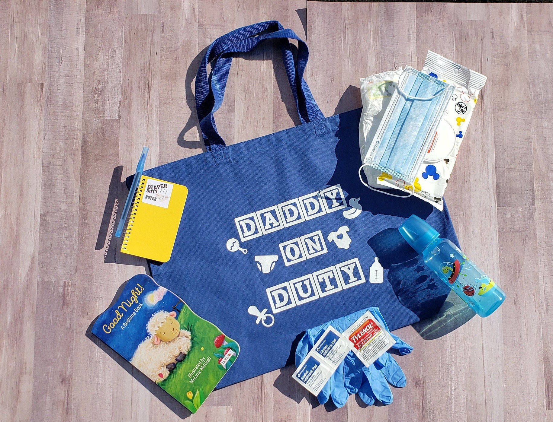 Daddy to Be Hospital Bag Hospital Survival Bag New Dad Bag Etsy