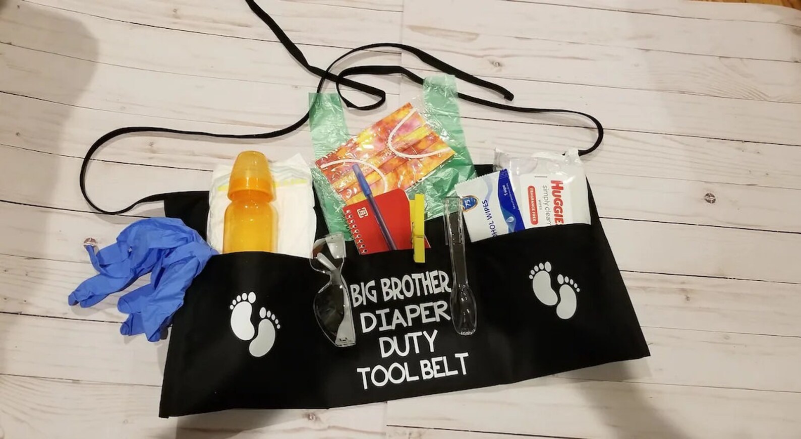 Custom Daddy's Diaper Duty Doody Tool Belt Baby Gag Etsy